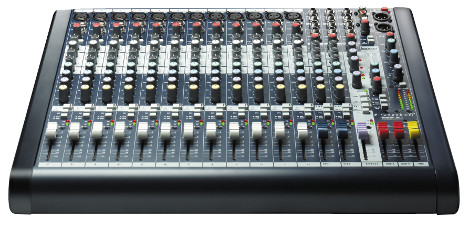 One of our mixing desks